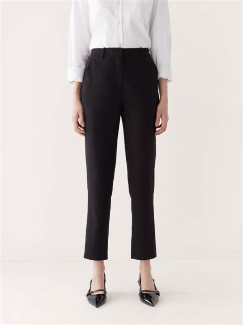 Frank And Oak The Eleanor Pant, Black, Size 12, NWT